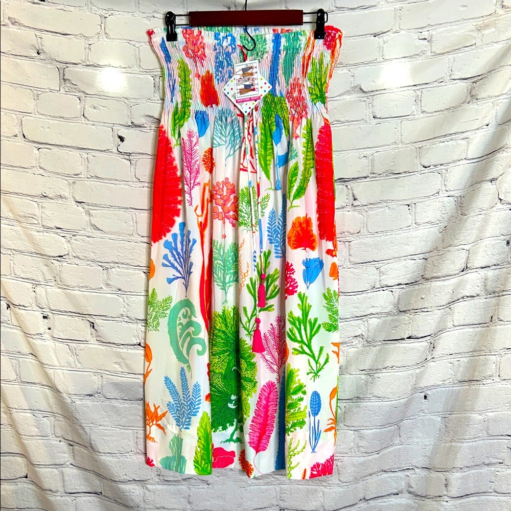 Gretchen Scott Haight Ashbury Sea Sway Print Dress Skirt Size One Size Fits All